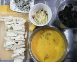 豆腐干し炒めそっくり＊高野豆腐と若芽炒め作り方5写真