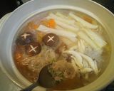 ✿白菜とキノコと肉団子のへるし~簡単鍋✿作り方4写真