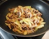 牛肉と玉ねぎの甘辛煮作り方7写真