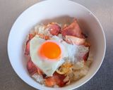 ベーコンエッグ丼作り方5写真