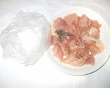 野菜炒め♪簡単レシピ鶏むね肉キャベツ椎茸作り方2写真