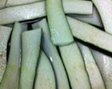 簡単！ジューシー・茄子とハムのはさみ揚げ作り方1写真