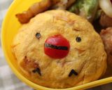 *キャラ弁*オムライスで ひよっこ作り方4写真