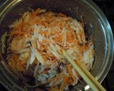 大根とにんじんのたらこ和え作り方6写真