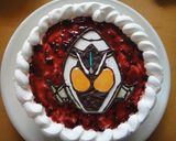 キャラケーキ☆仮面ライダー フォーゼ作り方9写真