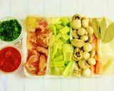 セロリいっぱい　チキントマトスープ作り方1写真