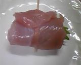 チーズとろ～ん青シソ巻♡ささみチーズカツ作り方3写真