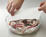 豚ときのこの塩昆布蒸し作り方5写真