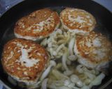 お豆腐入り☆鶏ハンバーグきのこあんかけ作り方4写真