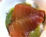 オクラとろろで漬け丼作り方7写真