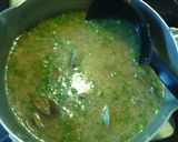 お味噌汁★ごま油香るあさりのお味噌汁作り方3写真