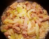 キャベツ・小松菜・鶏あっさりトマトパスタ作り方7写真