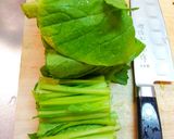 キャベツ・小松菜・鶏あっさりトマトパスタ作り方3写真