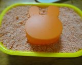 キャラ弁　動物　うさぎ　お花畑　そぼろ作り方5写真