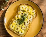 朝食ランチ♡ちくわチーズマヨトースト作り方2写真