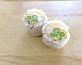 お弁当にも！ちくわのチーズ&アスパラ巻作り方5写真