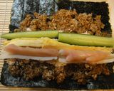 焼きそば風海苔巻き♪作り方4写真
