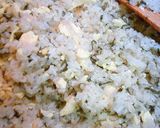 野沢菜チャーハン　（手抜きバージョン）作り方4写真