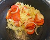 簡易な野菜のトマトスープ作り方2写真