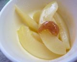 白桃（缶）の蜂蜜梅風味のトースト作り方1写真