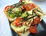白タル²　onトマトアボカド和風トースト作り方4写真