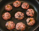 健康美人☆和風ひじきハンバーグ作り方3写真