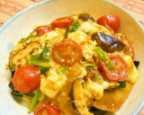旨みたっぷり♪チーズとキムチのトマト卵丼作り方7写真