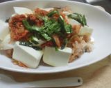 女子会翌日のさっぱりキムチ豆腐ライス作り方4写真