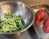 水晶鶏と胡瓜もやしのエスニック冷菜作り方2写真