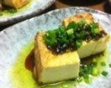 ウチ飲みメニュー★厚揚げのネギオイルがけ作り方3写真