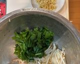 生姜とニラもやしの和え麺作り方1写真