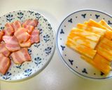 コストコチーズで♪チーマヨベーコンパン♥作り方2写真
