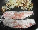 ➏ヘルシーな豆乳ソースでサーモンソテー➏作り方3写真