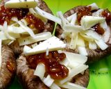 ルクエでシイタケの もろみ味噌チーズ蒸し作り方2写真