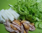 ゴーヤと長いものオイスターソース炒め作り方1写真