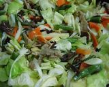 中華ミックスと厚揚げの甘味噌炒め作り方3写真