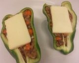 ピーマン肉詰め（風）とろ～りチーズ作り方4写真