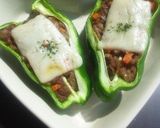 ピーマン肉詰め（風）とろ～りチーズ作り方5写真