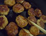 FP★麩＆鶏ムネで！ふわふわの照焼つくね作り方5写真
