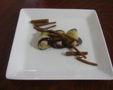 岩下の新生姜くるくる茄子包み♪作り方3写真