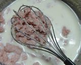 豆乳とスパムと食べるラー油入りつけうどん作り方5写真