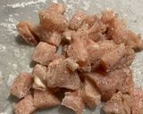 鶏肉のアーモンド炒め作り方1写真