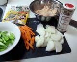 鶏だんごとお豆たっぷりコンソメスープ作り方2写真