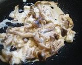 チキンの白タルきのこソース添え作り方5写真