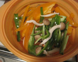 蒸し豚と野菜のトマトソース和え作り方1写真