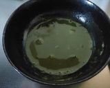 抹茶豆乳プリン*。作り方3写真