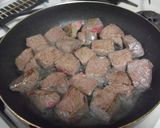 お肉ホロホロ～♪牛肉の赤ワイン煮作り方2写真