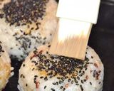 ☆フライパンで作るごまごま焼きおにぎり☆作り方3写真