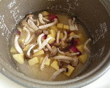 洋風　秋の味覚の炊き込みご飯作り方5写真