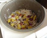 洋風　秋の味覚の炊き込みご飯作り方7写真